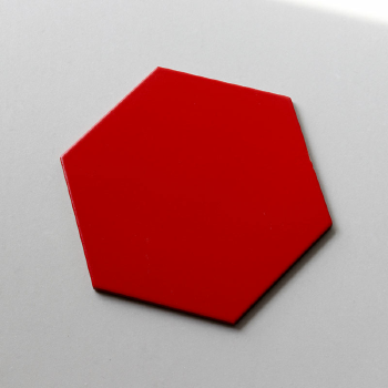 Colored Glaze Kitchen Bathroom Anti-Slip Matte Ceramic Hexagon Mosaic tile